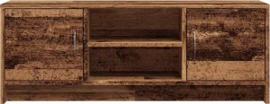 vidaXL Szafka TV, stare drewno, 102x30x37,5cm, materiał drewnopochodny 4