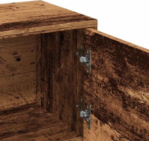 vidaXL Szafka TV, stare drewno, 102x30x37,5cm, materiał drewnopochodny 8