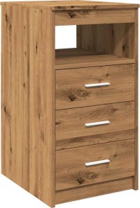 vidaXL Komoda, dąb artisan, 40x50x76 cm 2