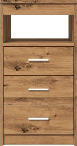 vidaXL Komoda, dąb artisan, 40x50x76 cm 5