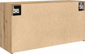 vidaXL Wisząca szafka łazienkowa, dąb artisan, 80x25x40 cm 7