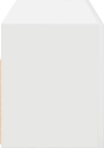 vidaXL Wisząca szafka łazienkowa, biała, 80x25x30 cm 6