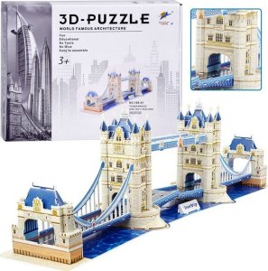 Jokomisiada Puzzle 3D Tower Bridge 120-elementów Puzzle przestrzenne Londyn ZA5399 1