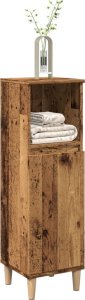 vidaXL Szafka łazienkowa, stare drewno, 30x30x100 cm 3