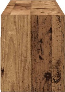 vidaXL Wisząca szafka łazienkowa, stare drewno, 80x25x30 cm 6