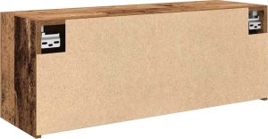 vidaXL Wisząca szafka łazienkowa, stare drewno, 80x25x30 cm 7