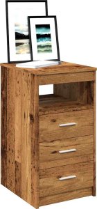 vidaXL Komoda, stare drewno, 40x50x76 cm 4