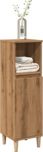 vidaXL Szafka łazienkowa, dąb artisan, 30x30x100 cm 3