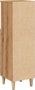 vidaXL Szafka łazienkowa, dąb artisan, 30x30x100 cm 7