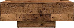 vidaXL Stolik kawowy, stare drewno, 85x55x31, materiał drewnopochodny 4