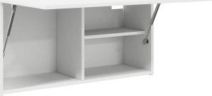 vidaXL Wisząca szafka łazienkowa, biała, 80x25x40 cm 5