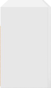 vidaXL Wisząca szafka łazienkowa, biała, 80x25x40 cm 6