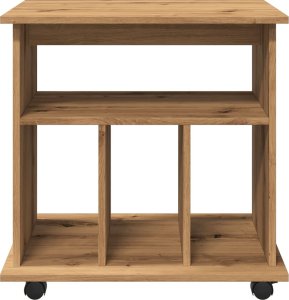 vidaXL Szafka na kółkach, dąb artisan, 60x45x60 cm 5
