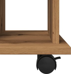 vidaXL Szafka na kółkach, dąb artisan, 60x45x60 cm 8