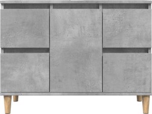 vidaXL Szafka pod umywalkę, szarość betonu, 80x33x60 cm 4