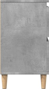 vidaXL Szafka pod umywalkę, szarość betonu, 80x33x60 cm 6