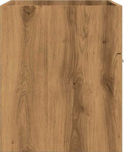 vidaXL Szafka pod umywalkę, dąb artisan, 80x38,5x46 cm 5