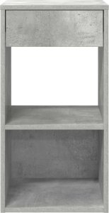 vidaXL vidaXL Szafki nocne z szufladą, 2 szt., szarość betonu, 35x34x66,5 cm 4