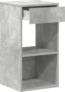 vidaXL vidaXL Szafki nocne z szufladą, 2 szt., szarość betonu, 35x34x66,5 cm 6