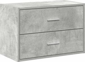 vidaXL vidaXL Szafka z 2 szufladami, szarość betonu, 60x31x40 cm 2