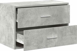 vidaXL vidaXL Szafka z 2 szufladami, szarość betonu, 60x31x40 cm 5