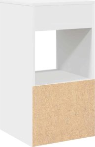 vidaXL vidaXL Szafki nocne z szufladą, 2 szt., białe, 35x34x66,5 cm 8