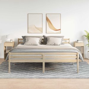 vidaXL vidaXL Szafki nocne z szufladą, 2 szt., dąb sonoma, 35x34x66,5 cm 3