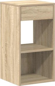 vidaXL vidaXL Szafki nocne z szufladą, 2 szt., dąb sonoma, 35x34x66,5 cm 5