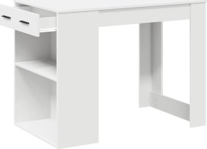 Biurko vidaXL Białe 102 cm x 62 cm 5