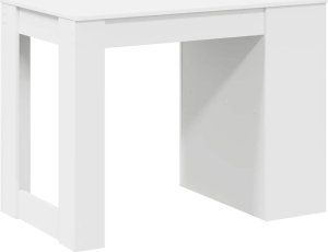 Biurko vidaXL Białe 102 cm x 62 cm 7