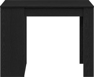 Biurko vidaXL Czarne 102 cm x 62 cm 4