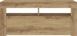 vidaXL Szafka pod TV z oświetleniem LED, dąb artisan, 90x35x40 cm 7