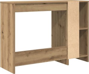 vidaXL vidaXL Biurko, dąb artisan, 102,5x35x75 cm, materiał drewnopochodny 5