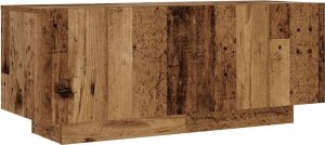 vidaXL Szafka pod TV z oświetleniem LED, stare drewno, 260x35x40 cm 8