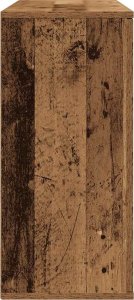 vidaXL Szafka, stare drewno, 90x29,5x65 cm, materiał drewnopochodny 5