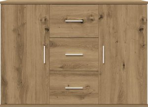 vidaXL Komoda, dąb artisan, 90x29,5x65 cm 4