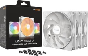 Wentylator be quiet! Light Wings LX 140mm PWM High-Speed Biały 3-pack (BL131) 5