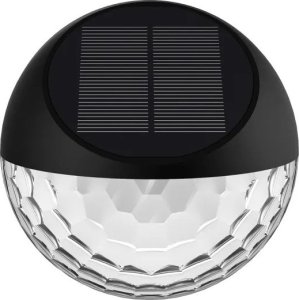 Kinkiet Aigostar  Lampa ścienna solarna LED czarna RGB Lampa ścienna solarna LED czarna RGB 1