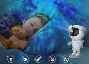 Verk Projektor gwiazd astronauta lampka nocna rzutnik niebo laserowy led pilot Projektor gwiazd astronauta lampka nocna rzutnik niebo laserowy led pilot 2