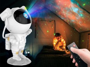 Verk Projektor gwiazd astronauta lampka nocna rzutnik niebo laserowy led pilot Projektor gwiazd astronauta lampka nocna rzutnik niebo laserowy led pilot 8