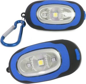 Latarka Verk Mini latarka brelok 3 led lampka magnes do plecaka Mini latarka brelok 3 led lampka magnes do plecaka 1