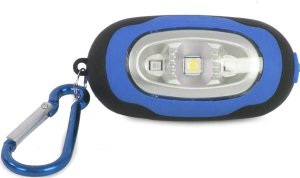 Latarka Verk Mini latarka brelok 3 led lampka magnes do plecaka Mini latarka brelok 3 led lampka magnes do plecaka 3