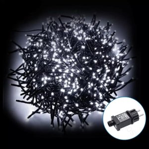 Lampki choinkowe Aigostar  Niskonapięciowe Lampki choinkowe z flashem 100led  Zimna biel, 10m Niskonapięciowe Lampki choinkowe z flashem 100led  Zimna biel, 10m 1