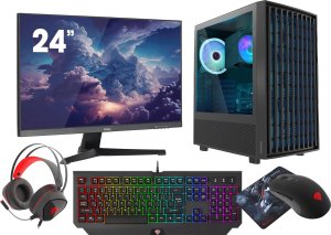 Komputer Vist VIST PC ARGB BREEZE Ryzen 5 5600G 16GB SSD 1TB nVme WIFI G-Master 24" W11 1