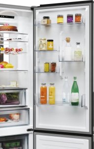 Lodówka Candy Candy CNCQ4T620DX Wolnostojący 409 l D Stal nierdzewna 8