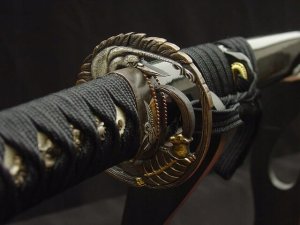 Special Replicas Miecz Samurajski Katana Do Treningu , Stal Wysokowęglowa 1095 I Warstwowana Ręcznie Kuta, Piękna Tsuba R405 2