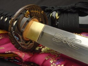 Special Replicas Miecz Samurajski Katana Do Treningu , Stal Wysokowęglowa 1095 I Warstwowana Ręcznie Kuta, Piękna Tsuba R405 4