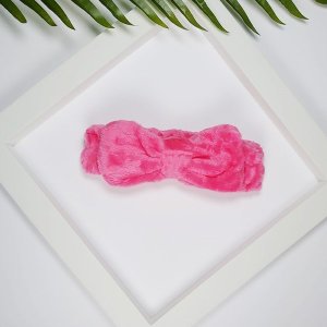 Yeye Opaska kosmetyczna do włosów gładka Fuksja 7