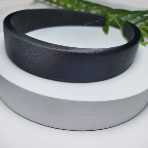 Yeye Satynowa opaska do włosów gładka Beżowy 5