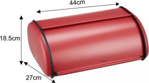 Chlebak KingHoff CHLEBAK STALOWY KINGHOFF KH-1865 czerwony 5